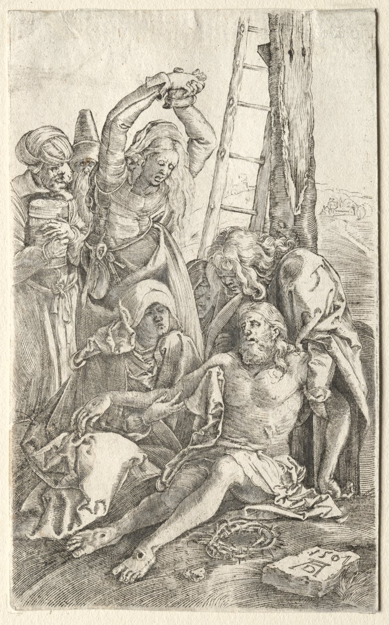 Descendimiento de la cruz de Albrecht Dürer