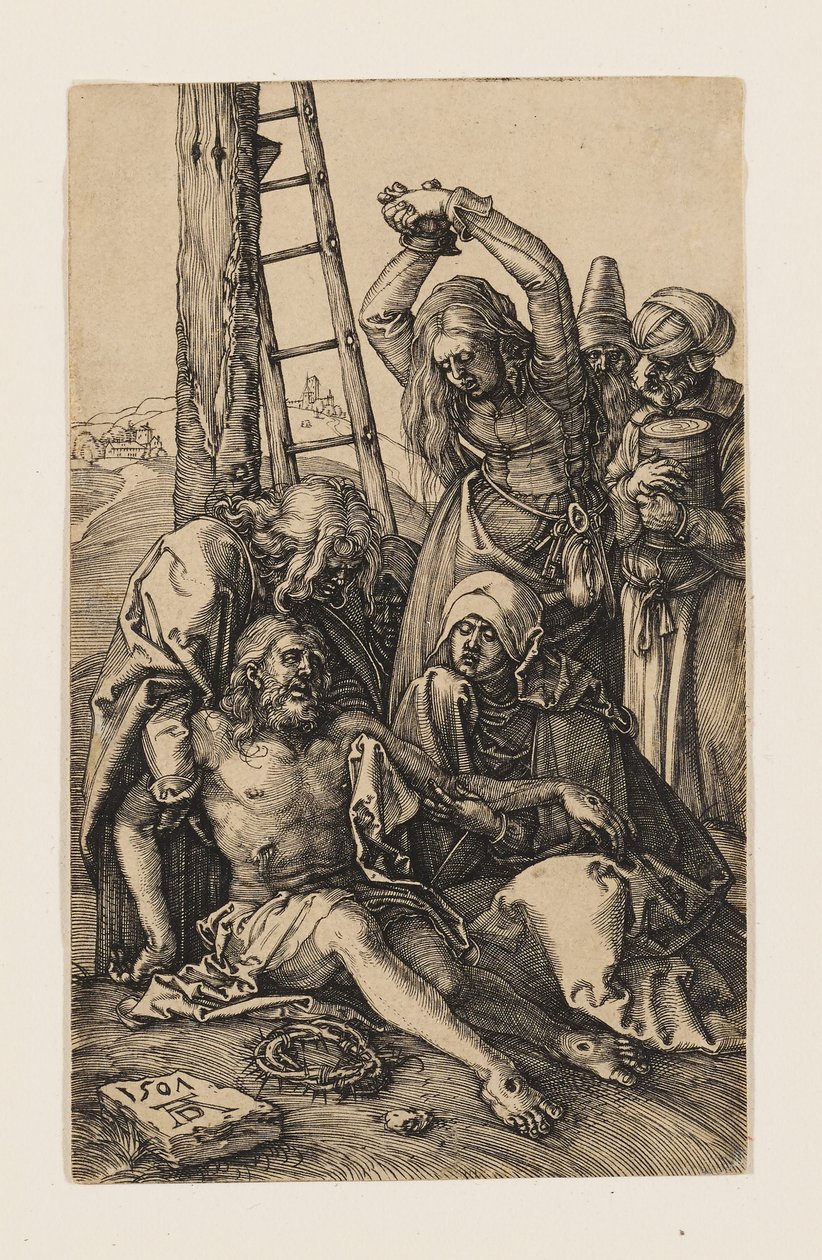 Descendimiento de la cruz de Albrecht Dürer