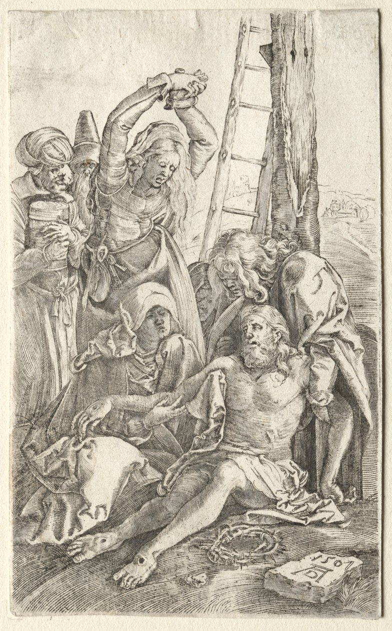 Descendimiento de la Cruz, 1501 de Albrecht Dürer