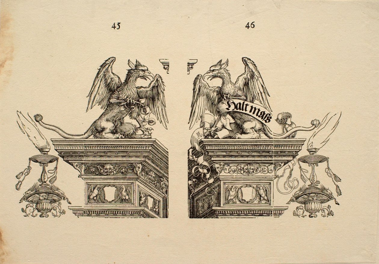 Detalle 45 y 46 de Albrecht Dürer