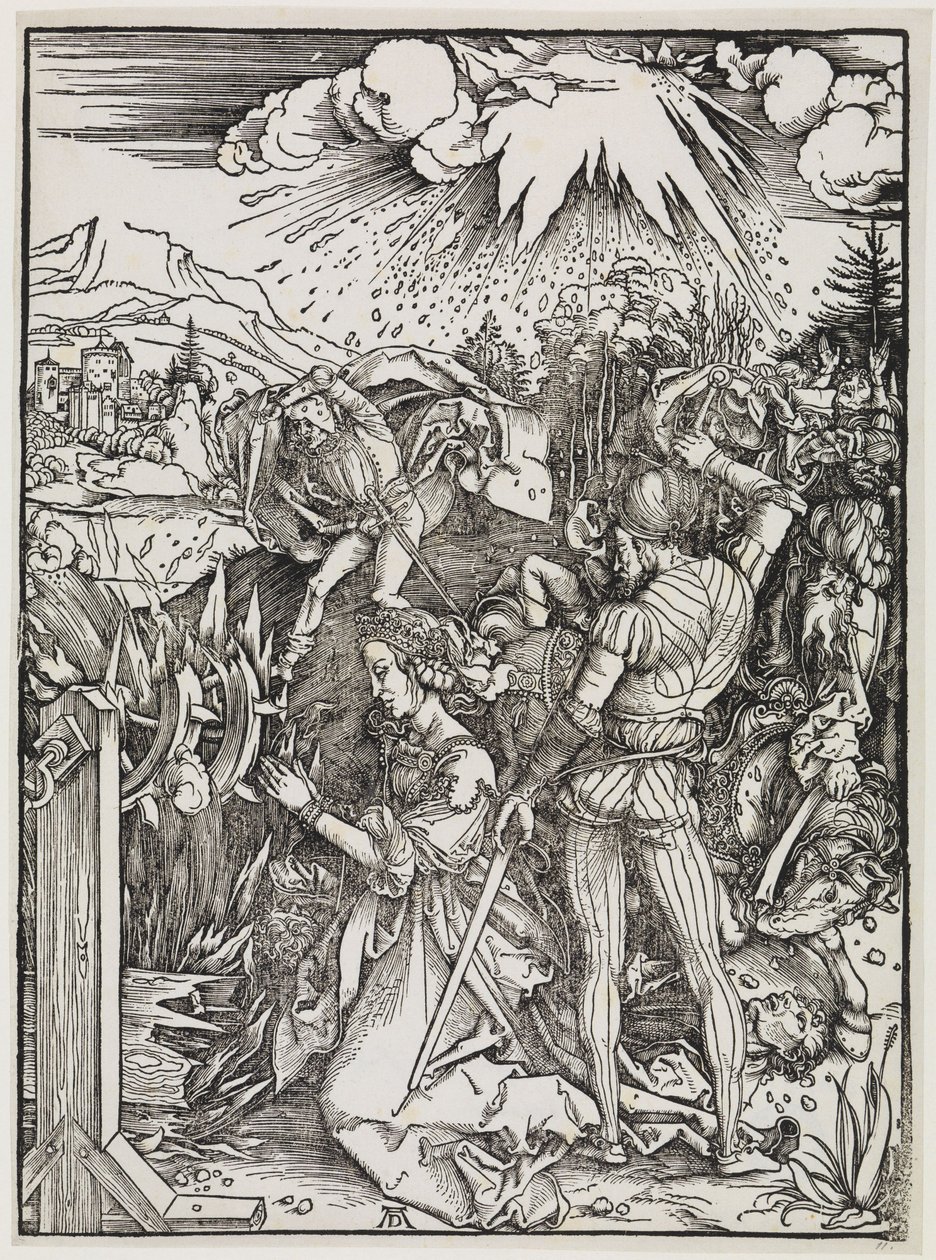 La decapitación de santa Catalina de Albrecht Dürer