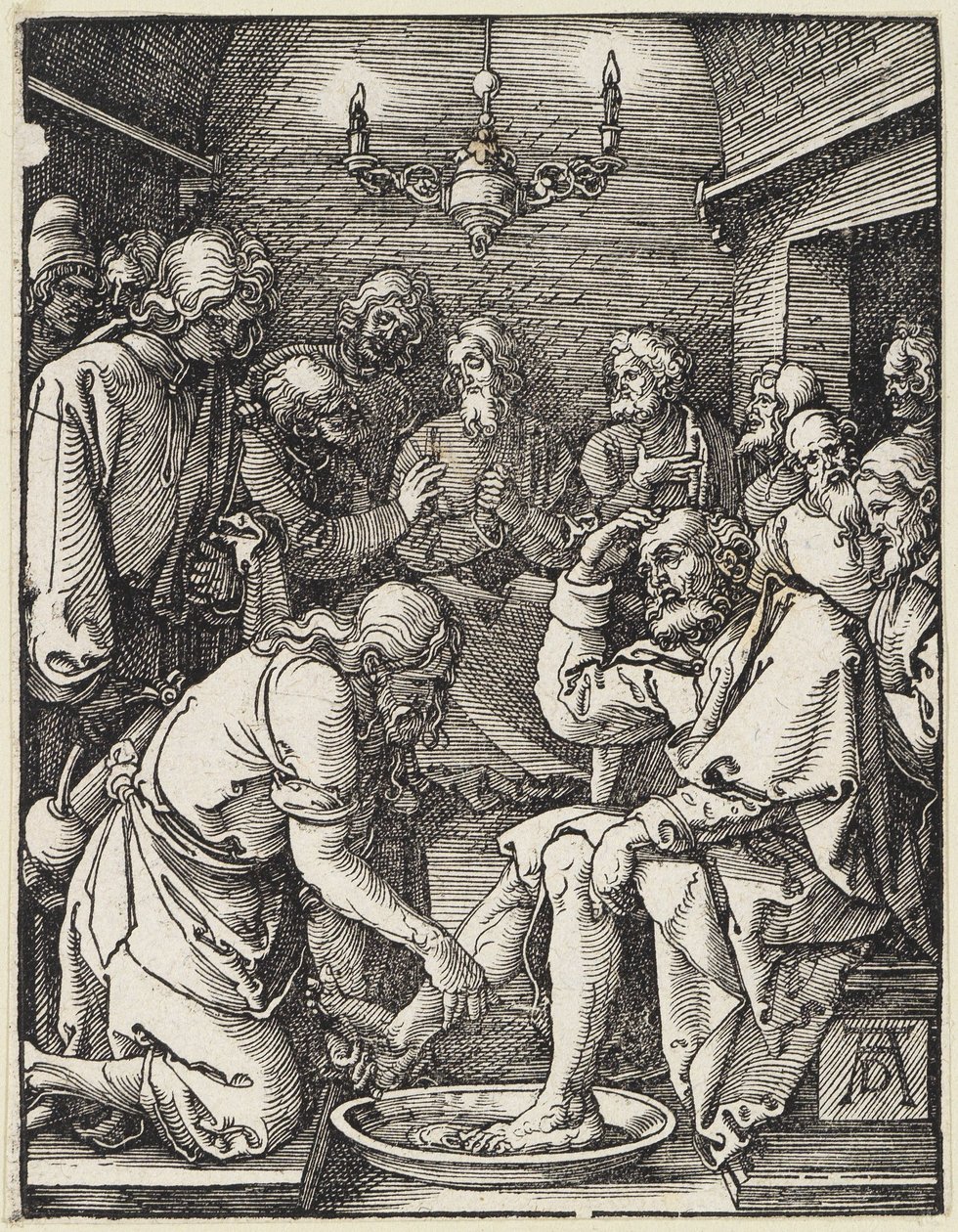 El lavatorio de pies de Albrecht Dürer