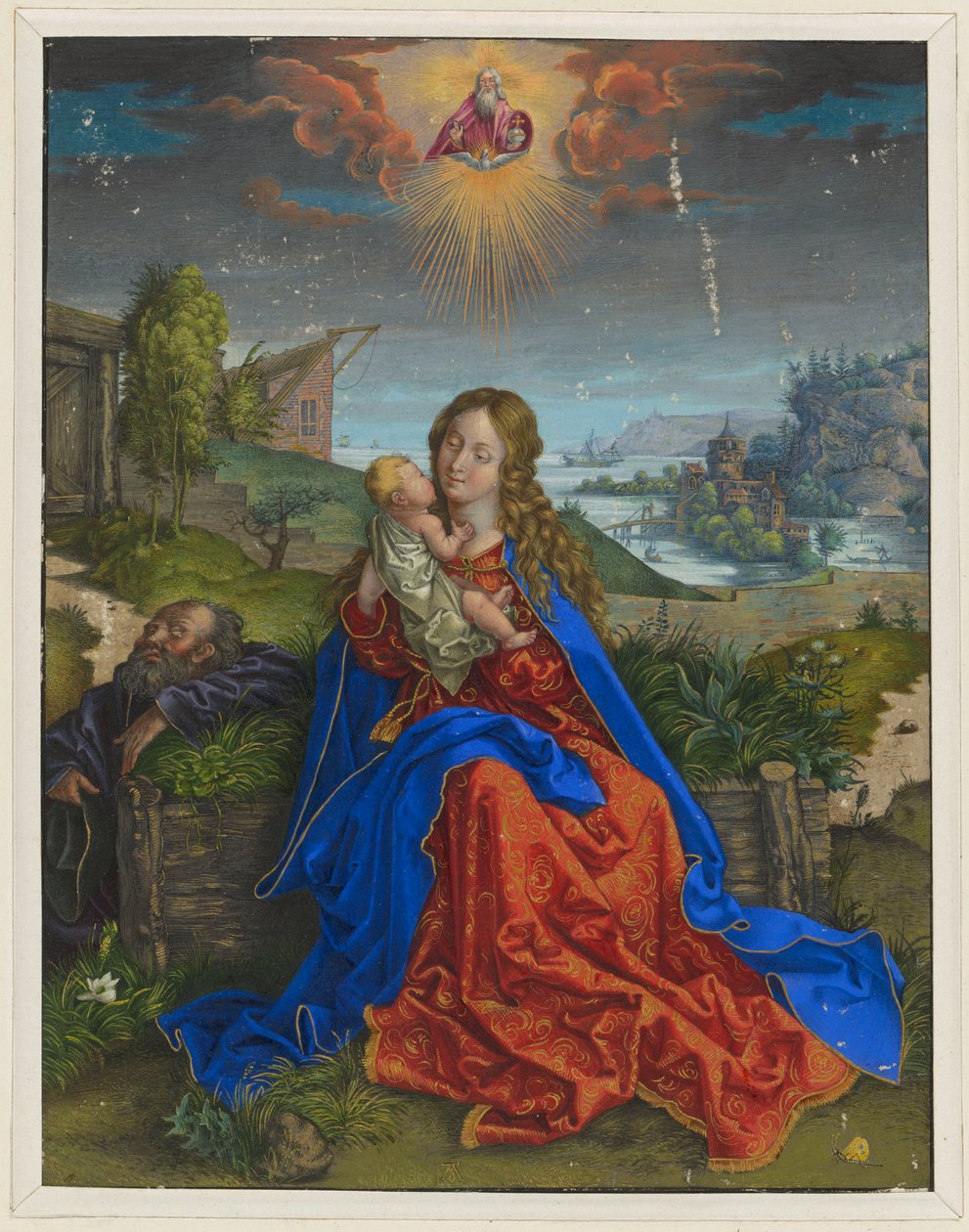La Sagrada Familia con la mariposa de Albrecht Dürer