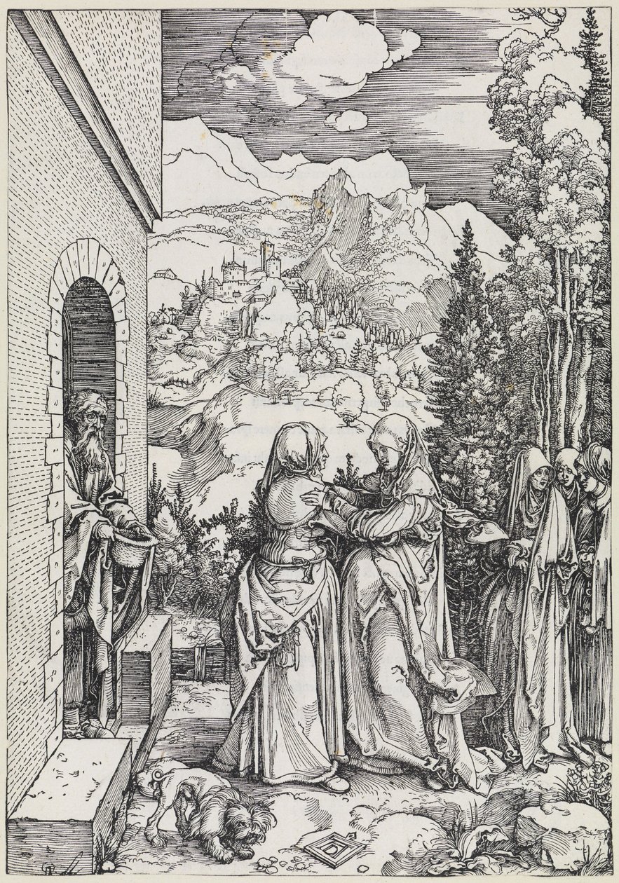 La Visitación de Albrecht Dürer