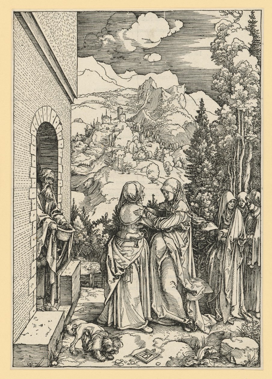 La Visitación de Albrecht Dürer