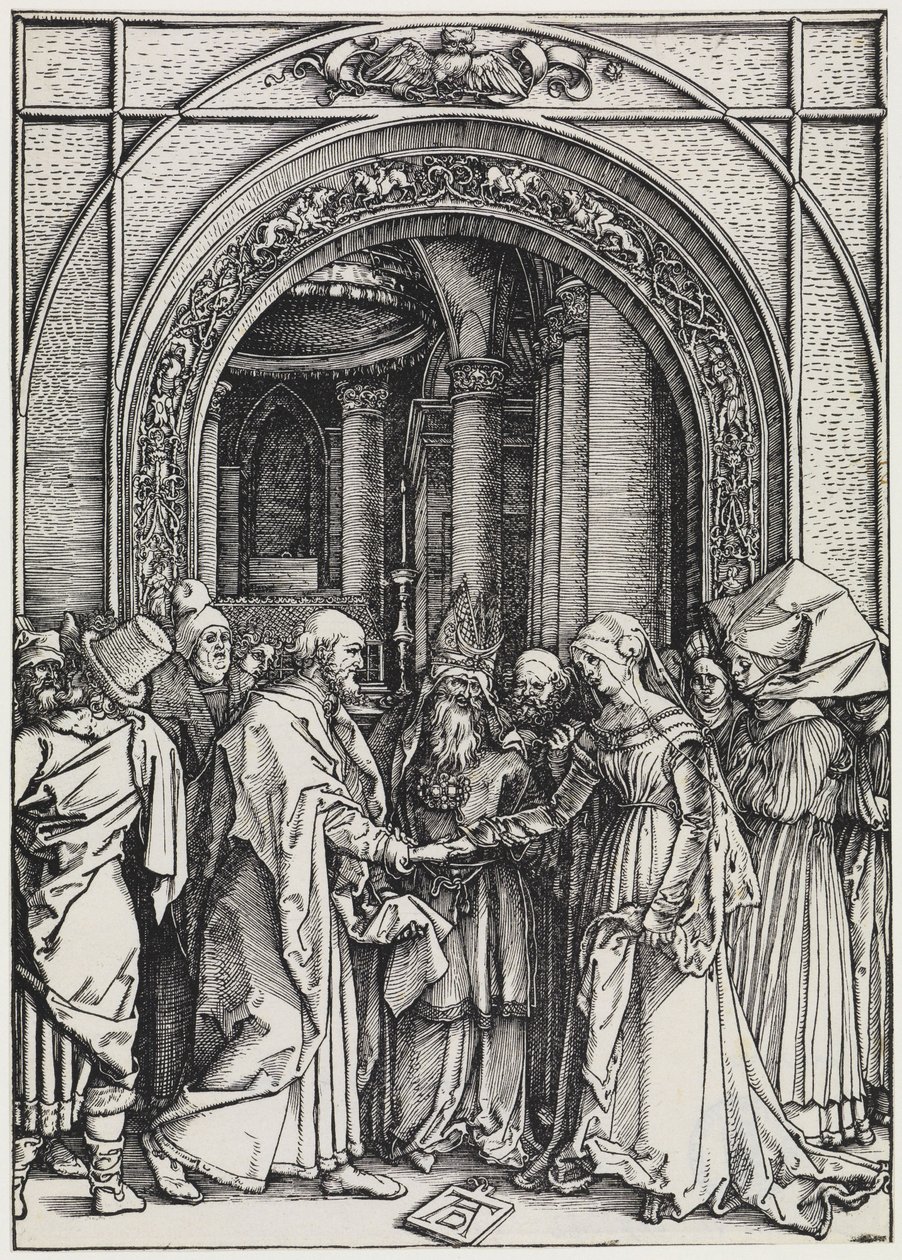 Los desposorios de la Virgen María de Albrecht Dürer