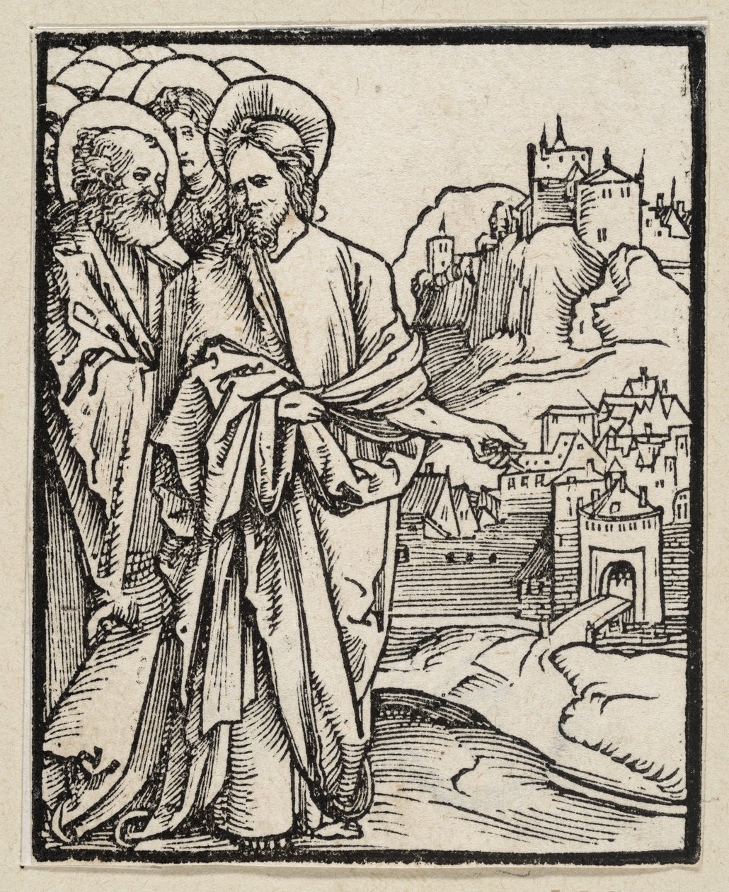 La profecía sobre la destrucción de Jerusalén (de: Postilla, 43 xilografías) de Albrecht Dürer