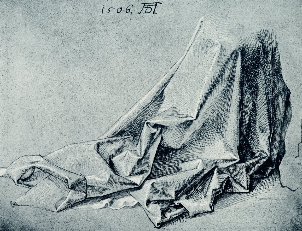 Estudio de drapeado de Albrecht Dürer
