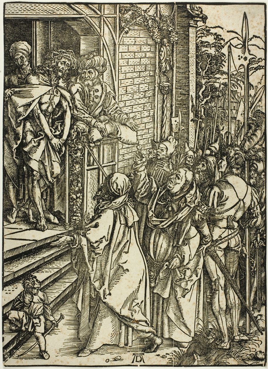 Ecce Homo - La Presentación de Cristo, de La Gran Pasión de Albrecht Dürer