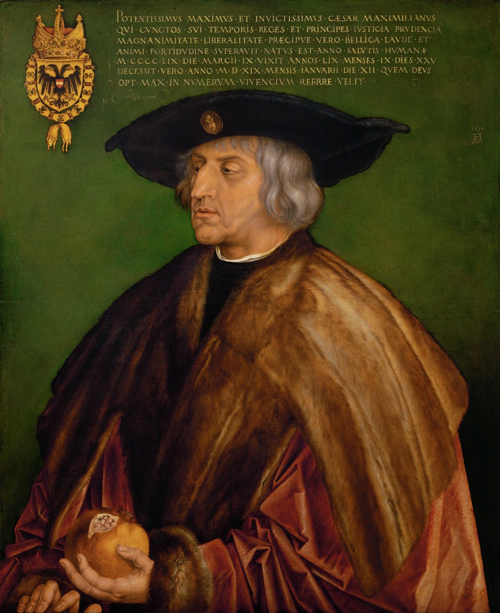 El emperador Maximiliano I de Albrecht Dürer