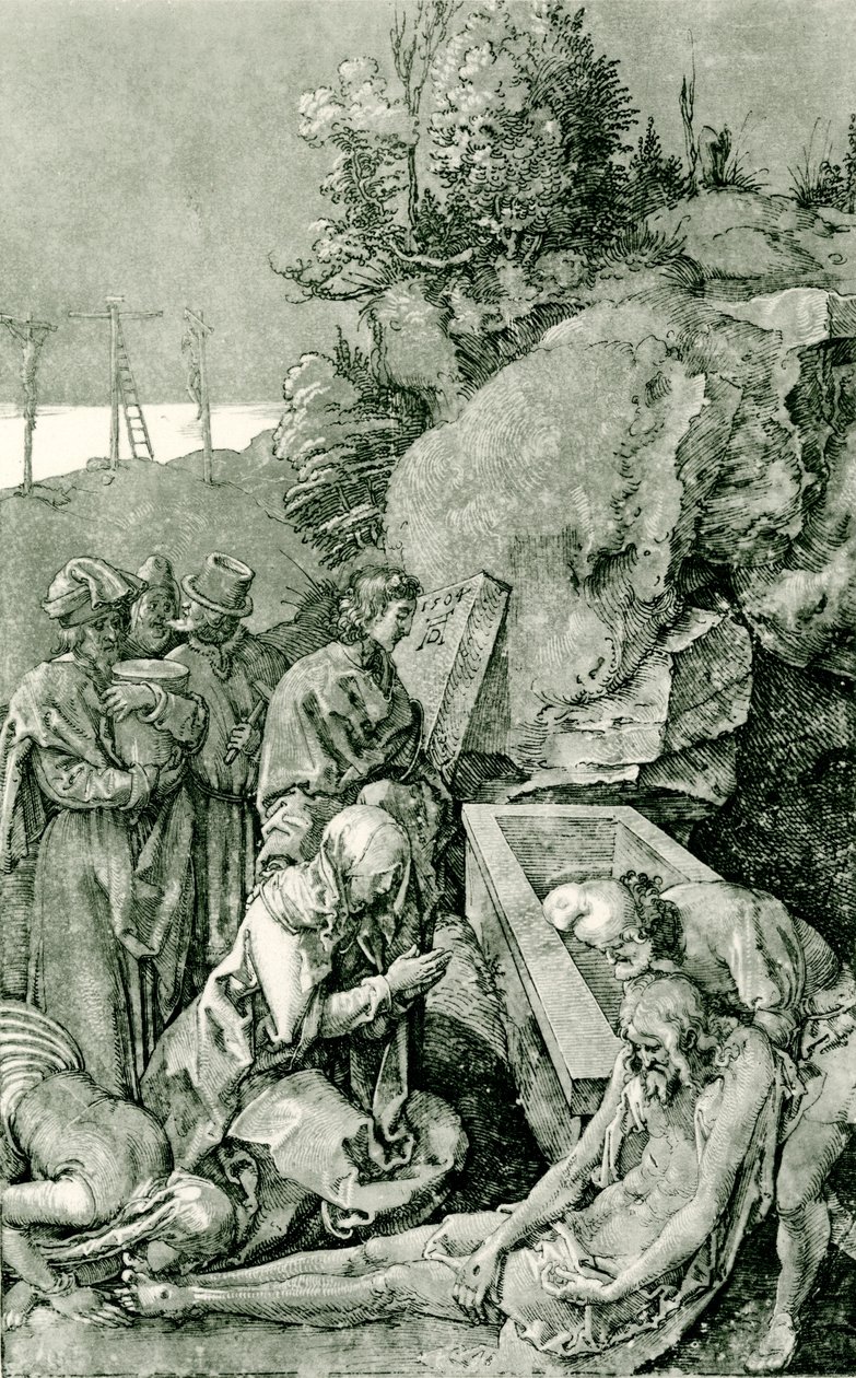 Entierro de Cristo de Albrecht Dürer