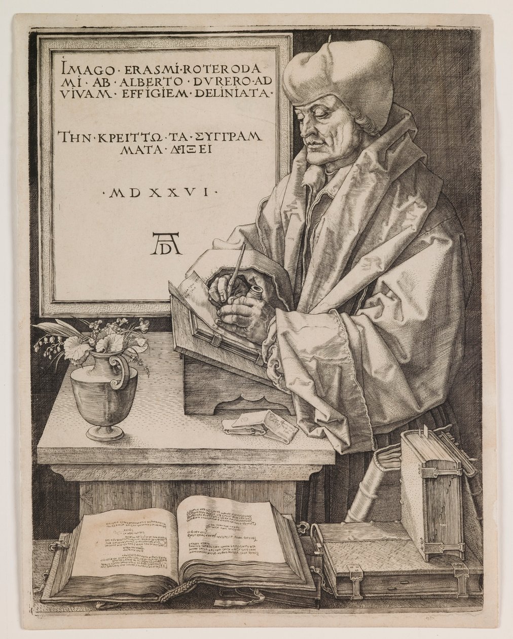 Erasmo de Róterdam de Albrecht Dürer
