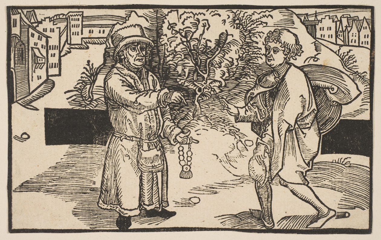 Eunuches, de La Comedia de Terencio de Albrecht Dürer