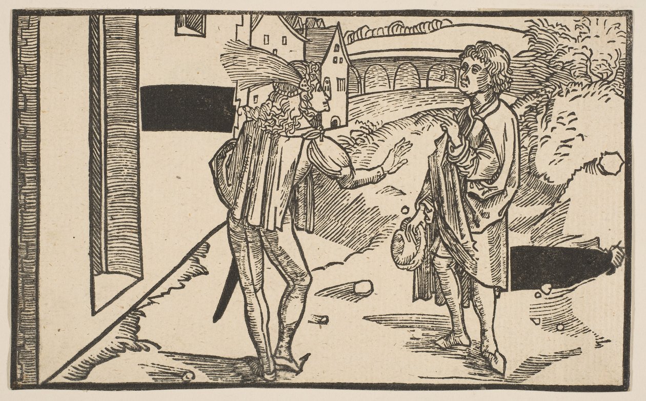 Eunuchus, de La Comedia de Terencio, reimpresión del siglo XIX de Albrecht Dürer