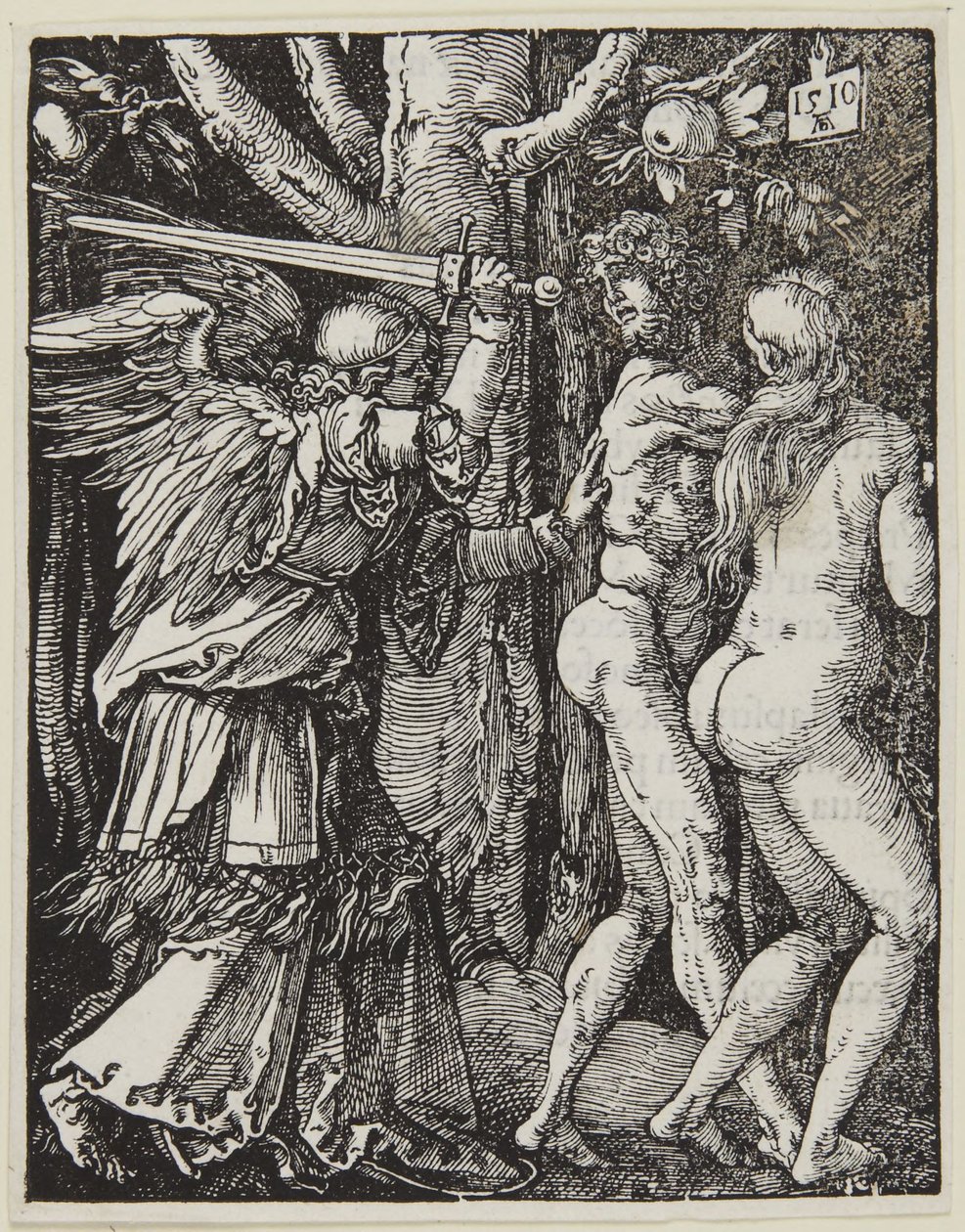 La expulsión del Paraíso de Albrecht Dürer