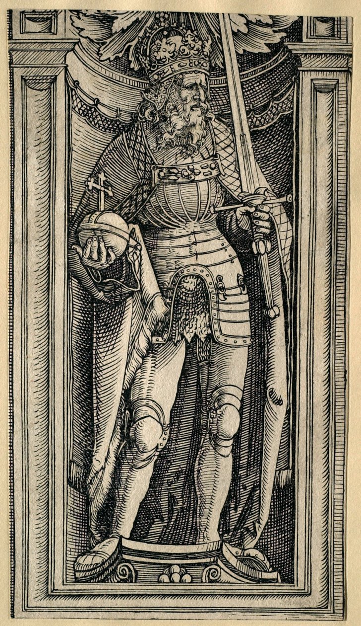 Figura de una columna del arco de Albrecht Dürer