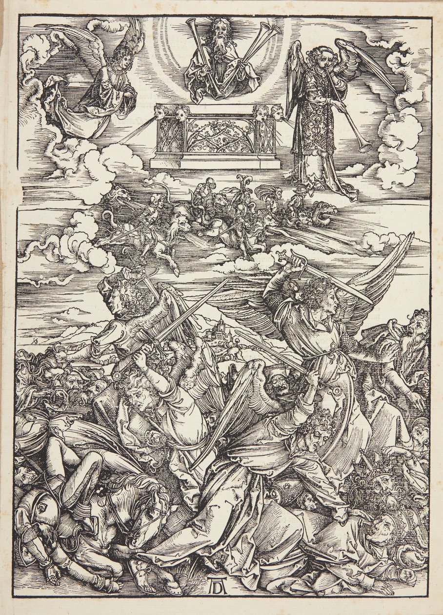 Cuatro ángeles vengadores del Éufrates de Albrecht Dürer