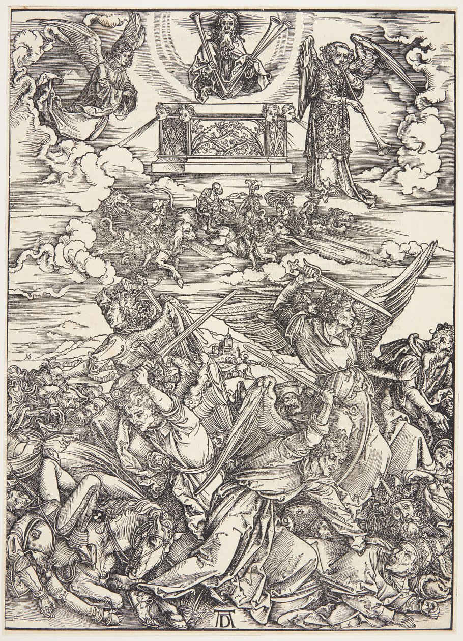 Cuatro ángeles vengadores del Éufrates de Albrecht Dürer