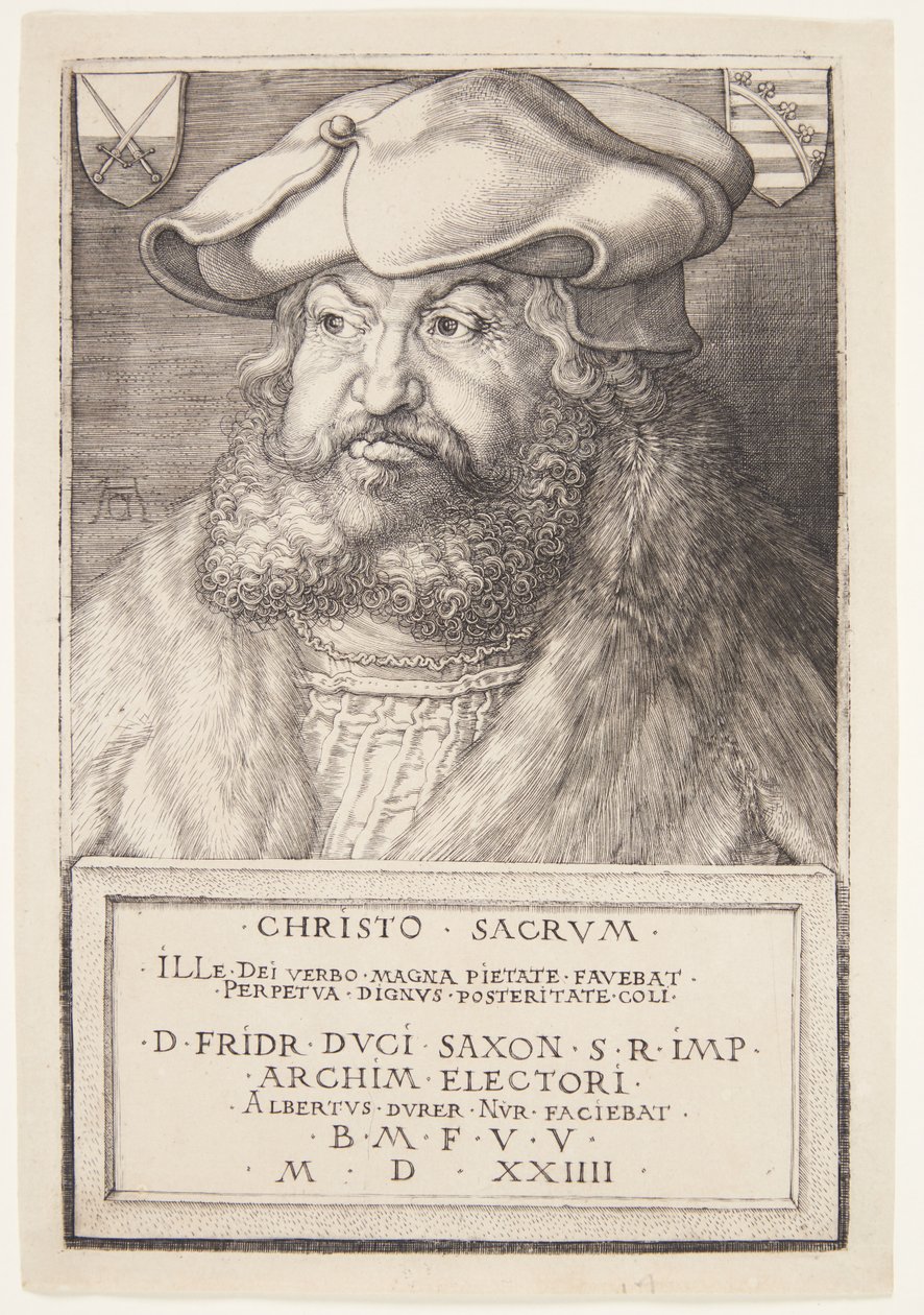 Federico el Sabio, Elector de Sajonia de Albrecht Dürer