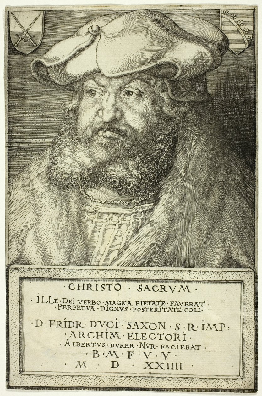 Federico el Sabio, Elector de Sajonia de Albrecht Dürer