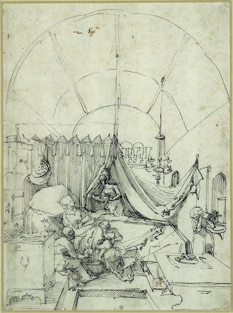 El nacimiento de María de Albrecht Dürer