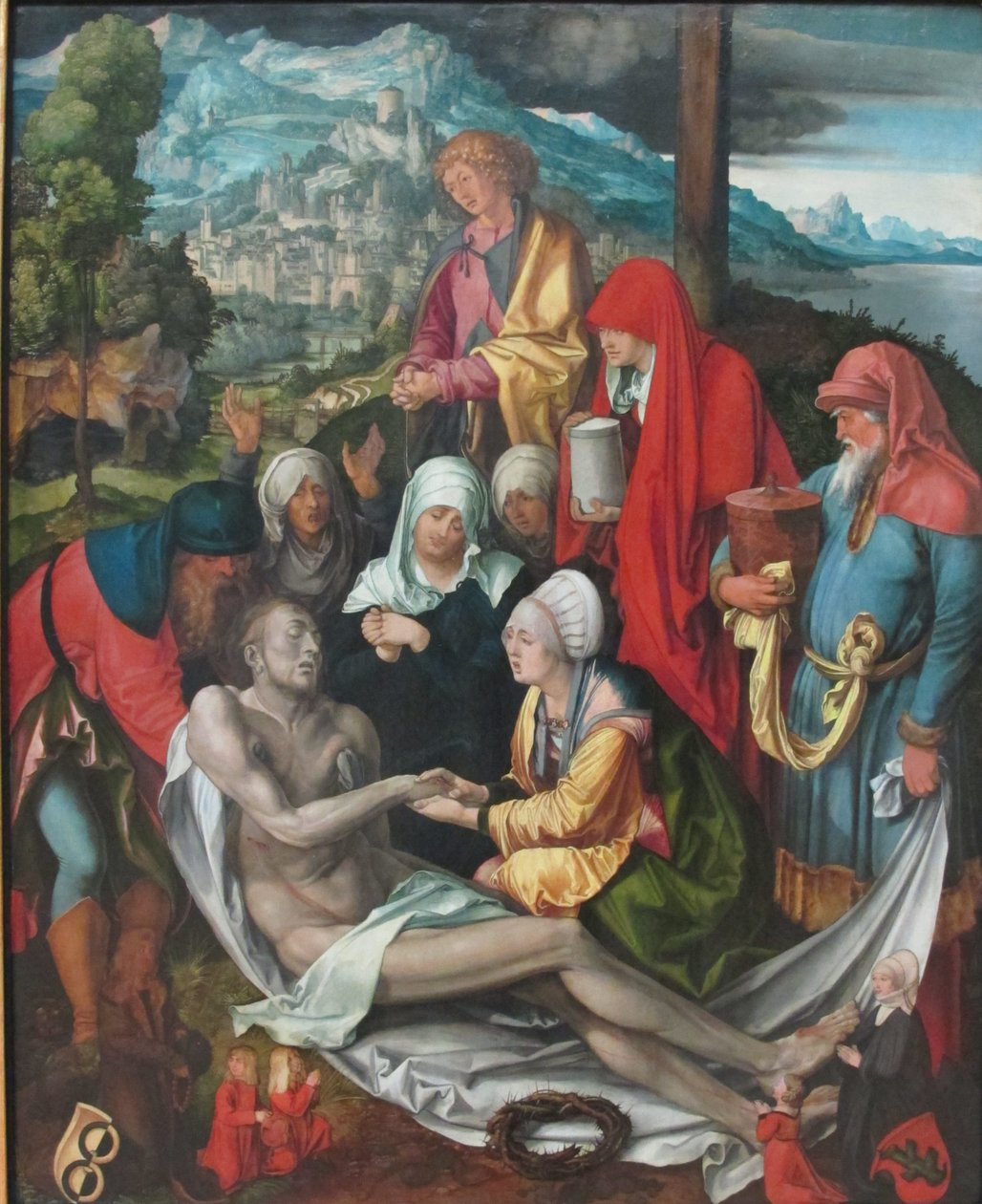 Alemán: Beweinung Christi ("Glimsche Beweinung") Lamentación de Cristo de Albrecht Dürer