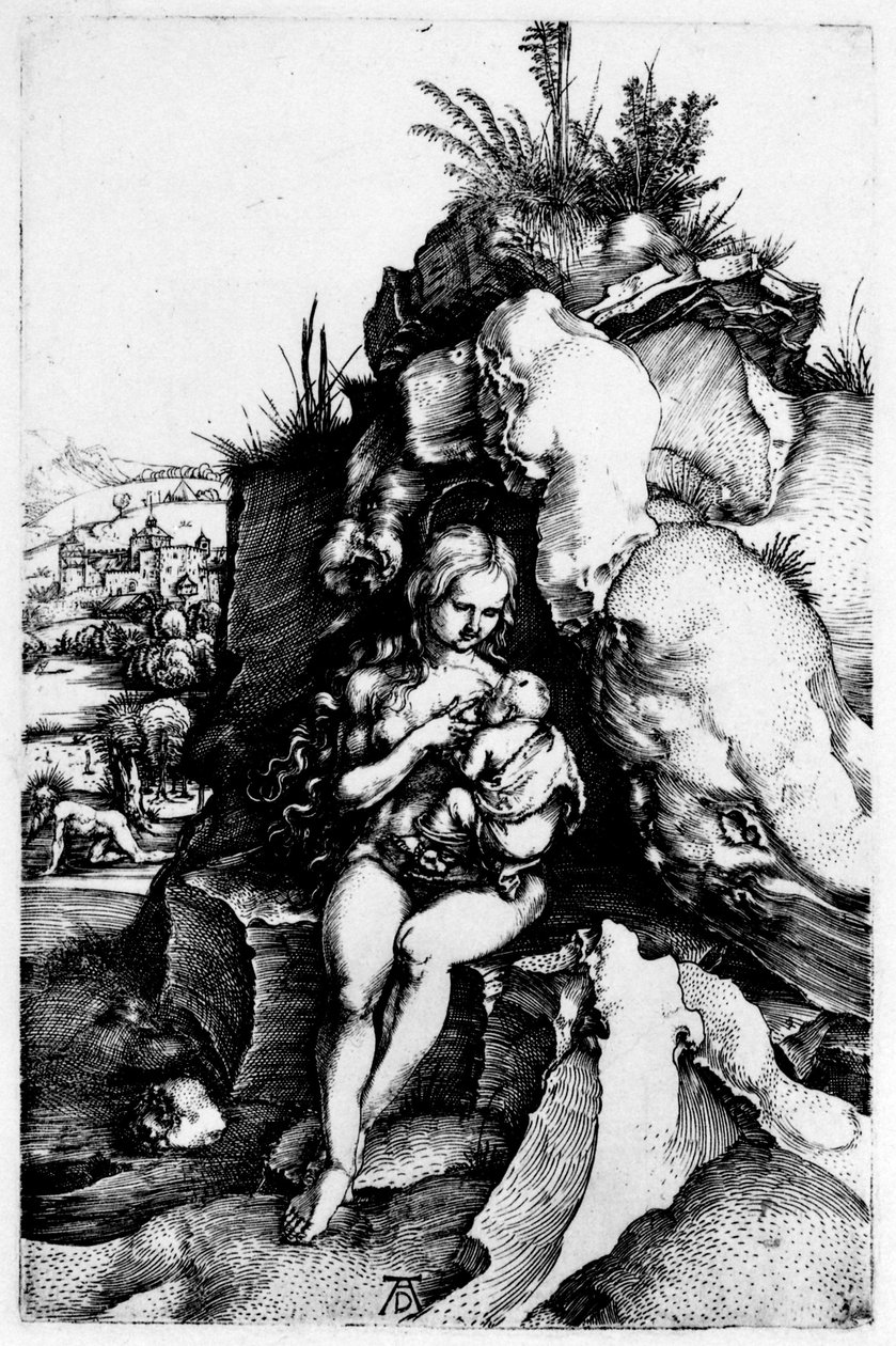 Alemán: Die Buße des Heiligen Chrysostomus La penitencia de San Juan Crisóstomo de Albrecht Dürer