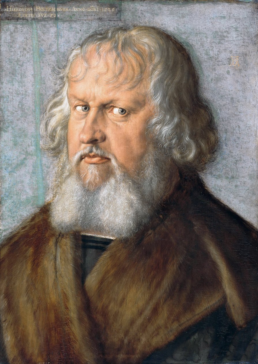 Alemán: Hieronymus Holzschuher (1469-1529) Retrato de Hieronymus Holzschuher de Albrecht Dürer