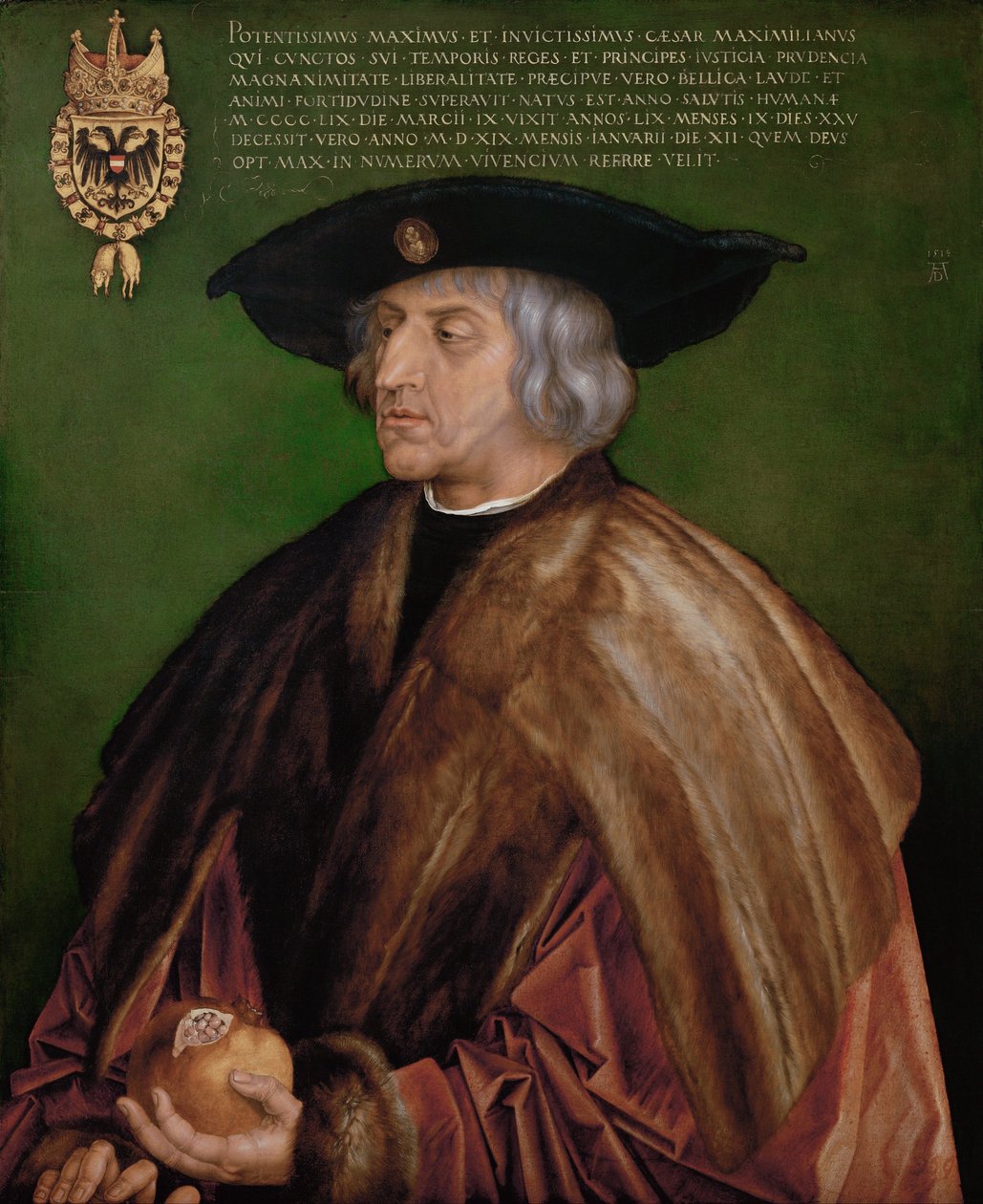 Alemán: Kaiser Maximilian I. Emperador Maximiliano I de Albrecht Dürer