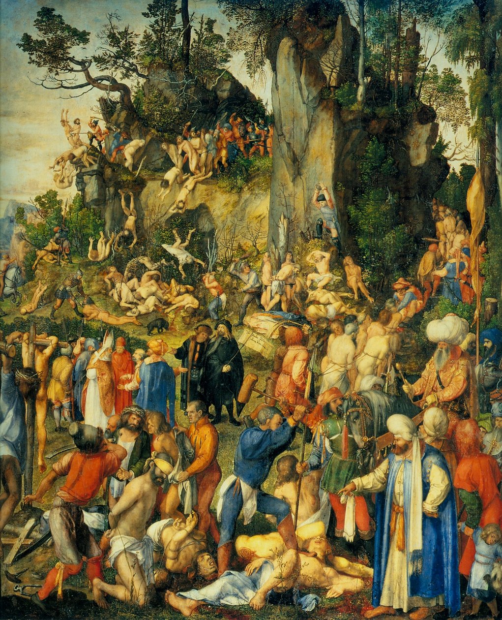 Alemán: Marter der zehntausend Christen Martyrdom of the Ten Thousand de Albrecht Dürer