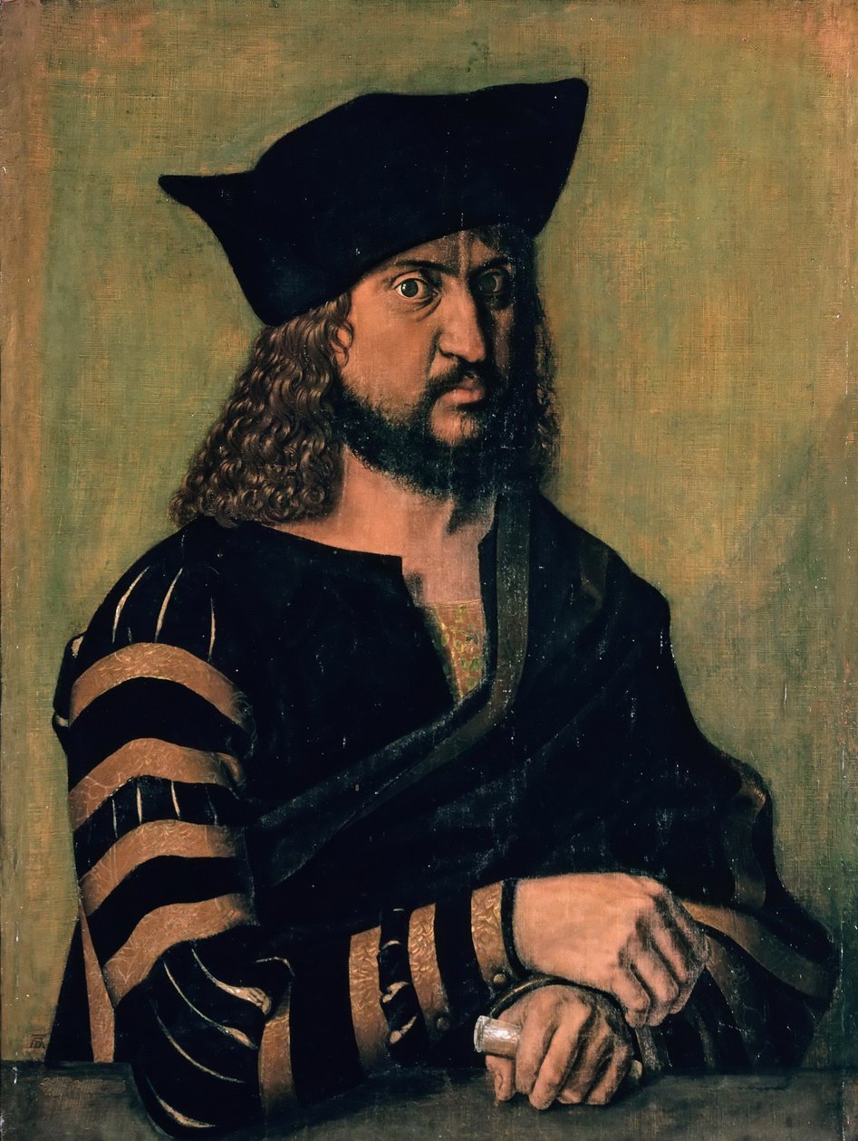 Alemán: Retrato de Federico el Sabio, Elector de Sajonia Retrato de Federico III de Sajonia de Albrecht Dürer