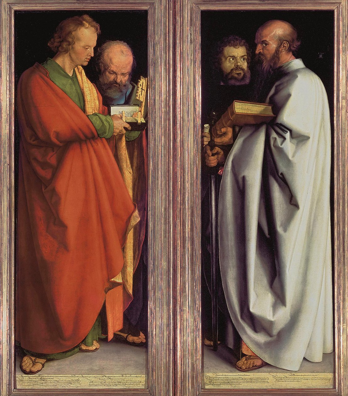 Alemán: Vier Apostel Los Cuatro Apóstoles de Albrecht Dürer