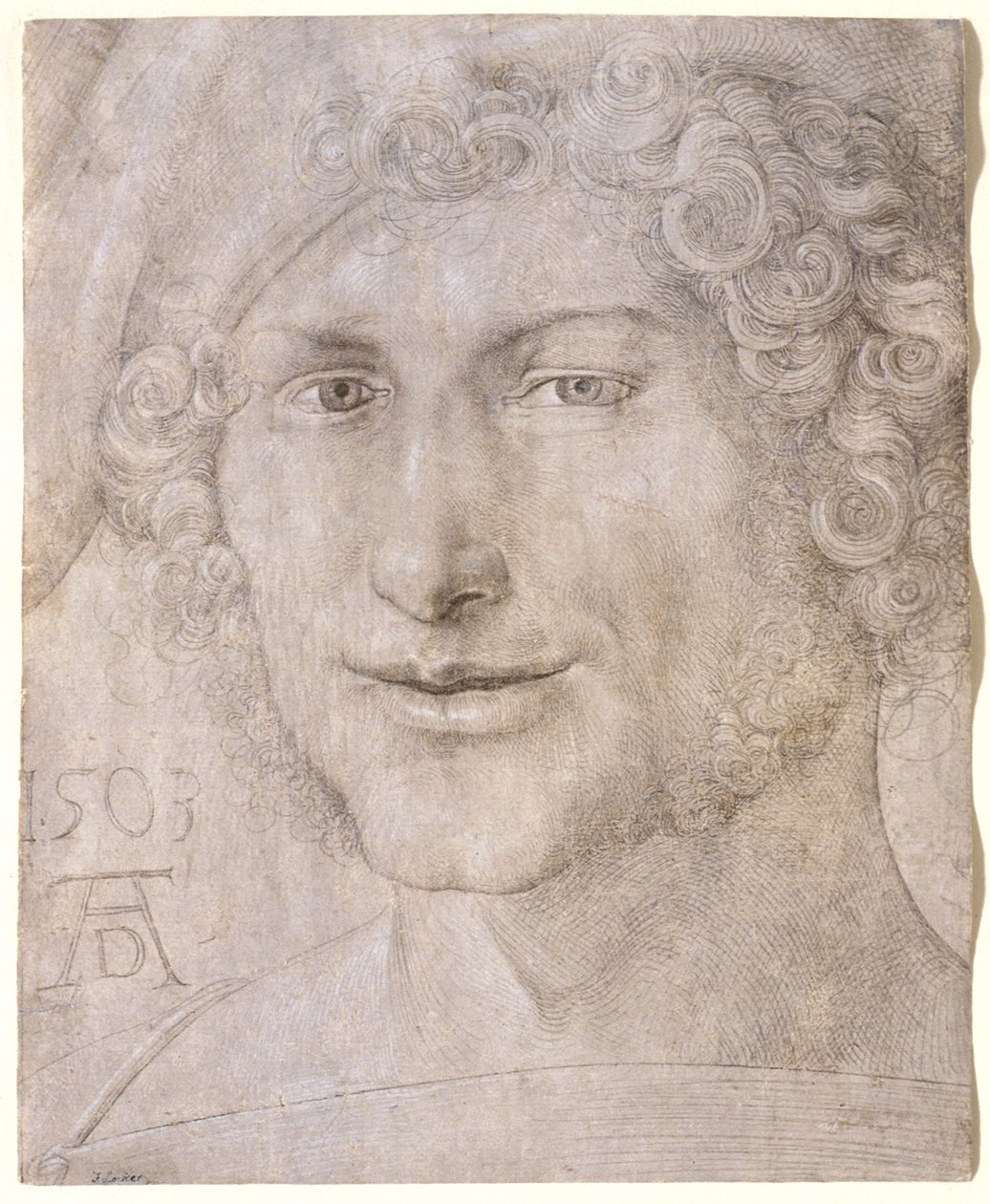 Cabeza de un joven de Albrecht Dürer