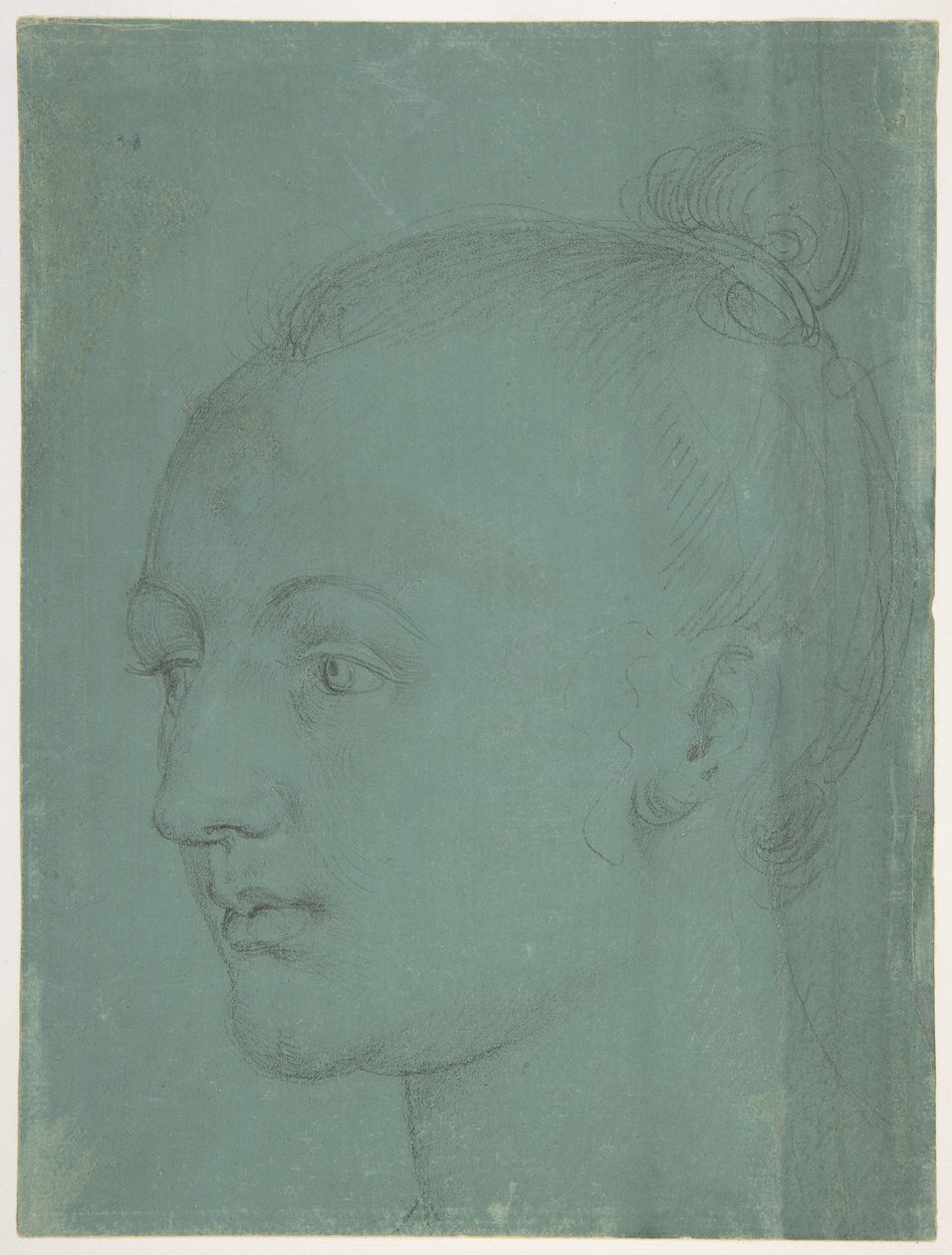 Cabeza de una joven de Albrecht Dürer