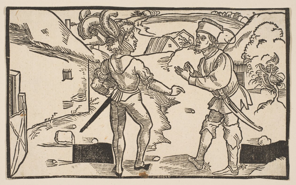 Heauton Timouroumenos, de Las Comedias de Terencio, reimpresión del siglo XIX de Albrecht Dürer