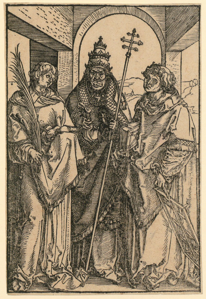 Santos Esteban, Sixto y Lorenzo de Albrecht Dürer