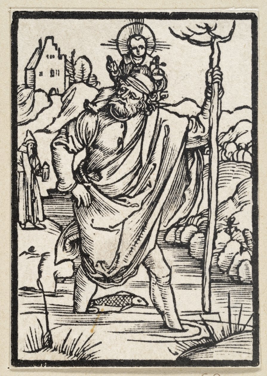 San Cristóbal (63 escenas religiosas) de Albrecht Dürer