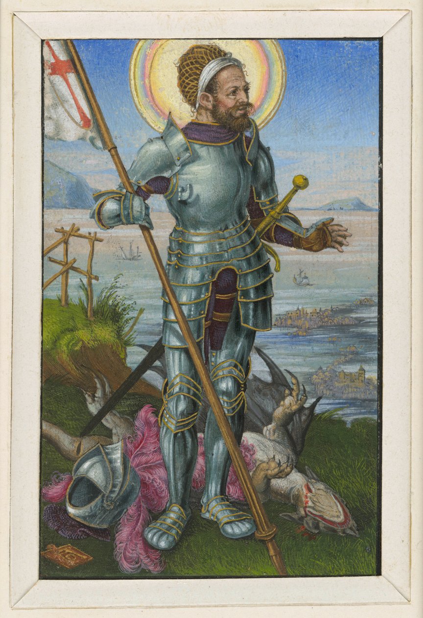San Jorge a pie de Albrecht Dürer