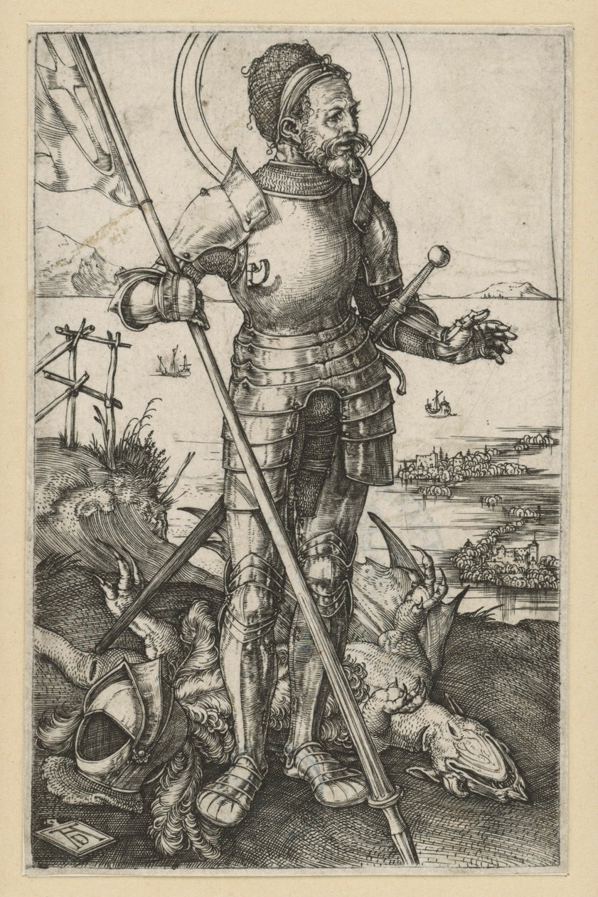 San Jorge a pie de Albrecht Dürer