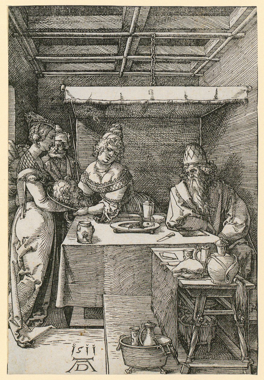 Herodías recibe la cabeza de Juan de Albrecht Dürer