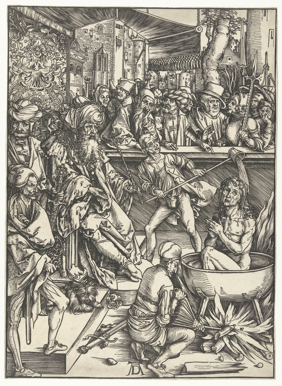 El martirio de Juan el Evangelista de Albrecht Dürer