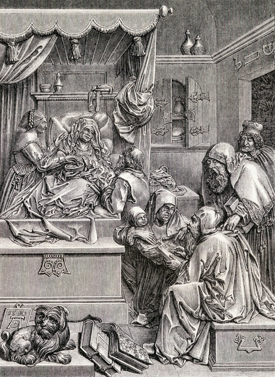 Alto relieve de la Natividad de San Juan, 1855 de Albrecht Dürer