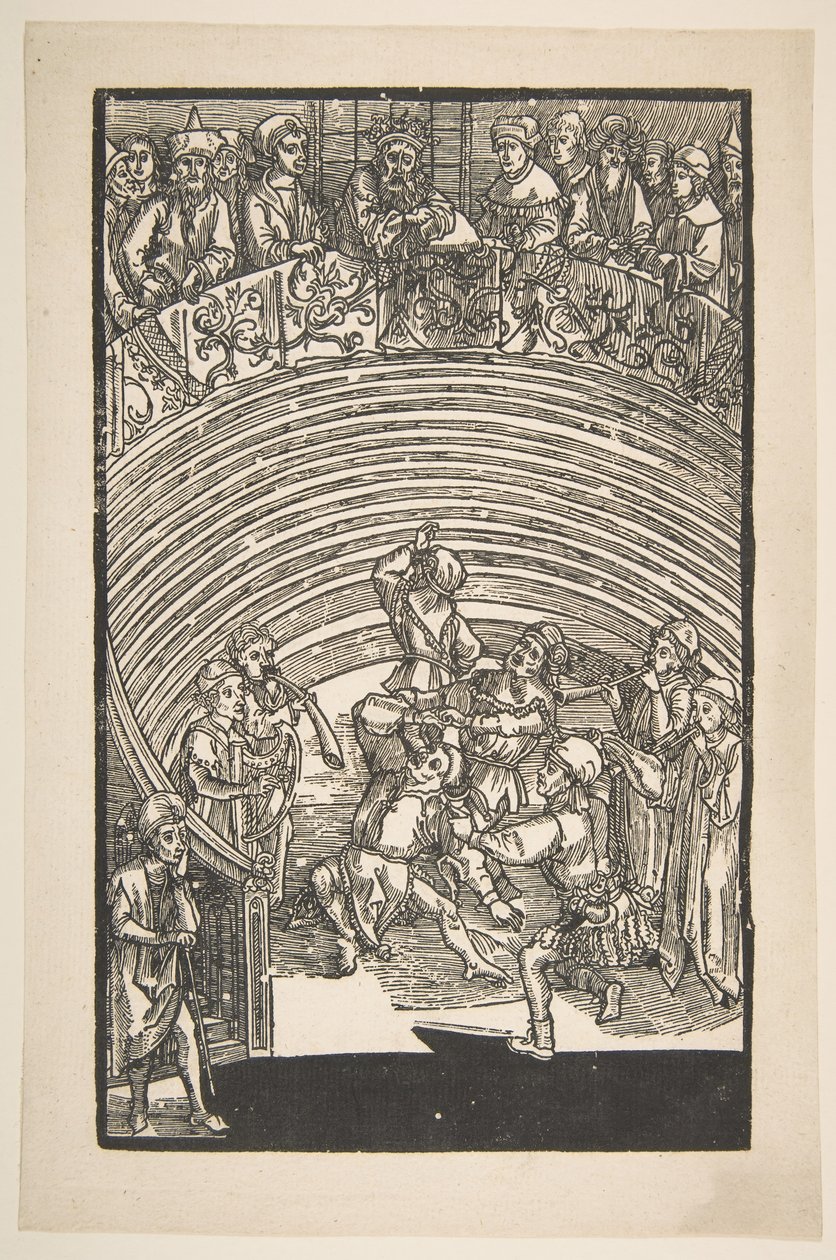 Ilustración de La Comedia de Terencio, reimpresión del siglo XIX de Albrecht Dürer