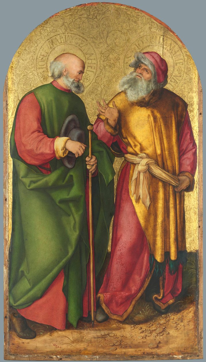 Retablo Jabach: santos José y Joaquín de Albrecht Dürer