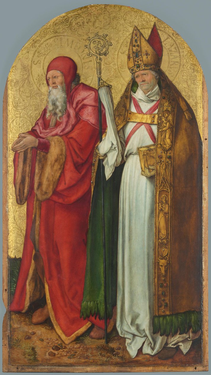 Altar de Jabach: Santos Simeón y Lázaro de Albrecht Dürer