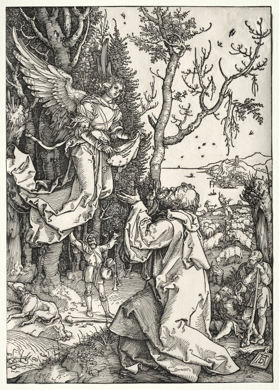 Joaquín y el ángel de Albrecht Dürer
