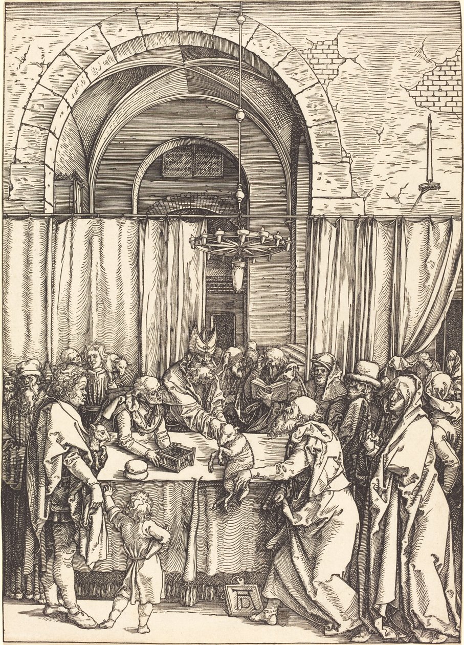 La ofrenda de Joaquín rechazada de Albrecht Dürer