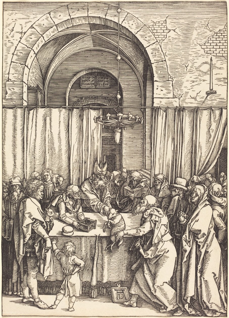 La ofrenda de Joaquín rechazada de Albrecht Dürer