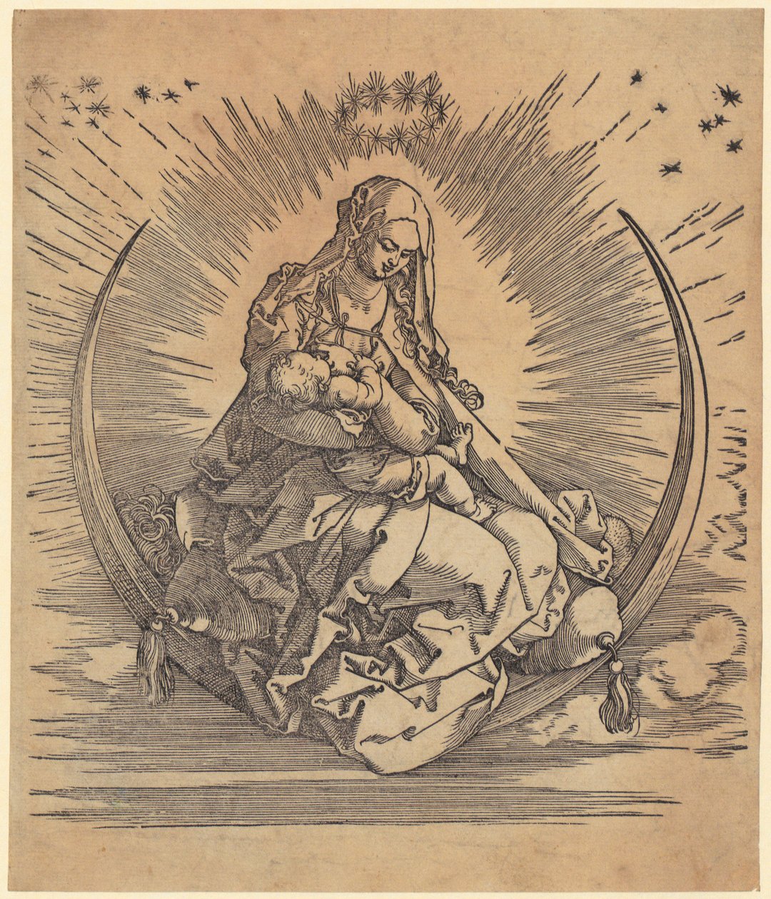 El sumo sacerdote rechaza el sacrificio de Joaquín, página 2 del episodio «La vida de María» de Albrecht Dürer