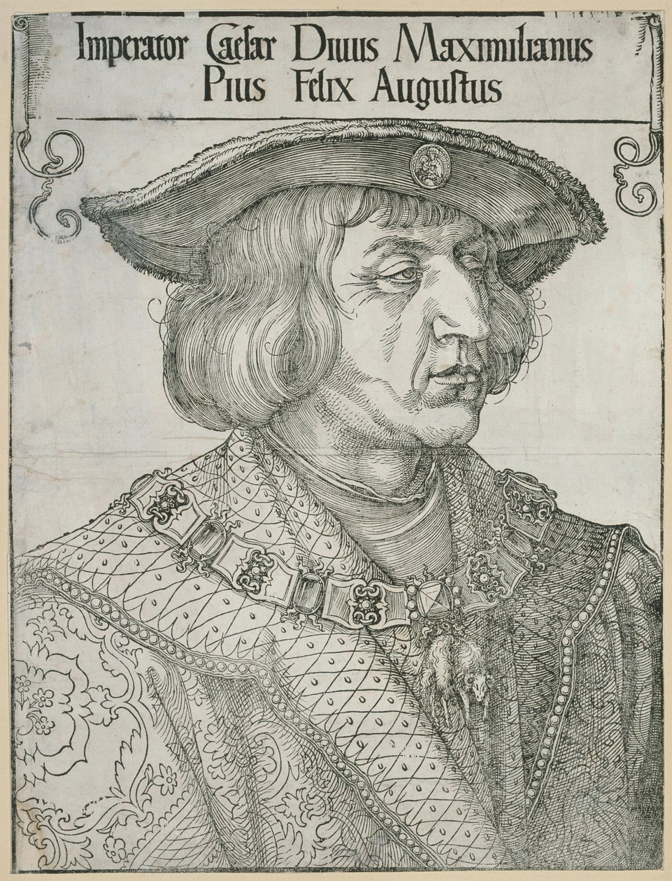 El emperador Maximiliano I de Albrecht Dürer
